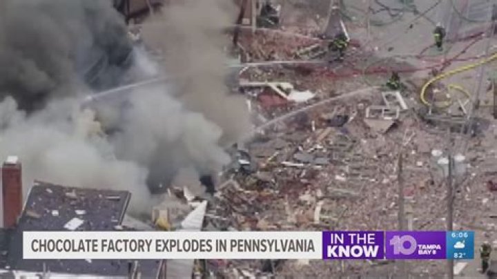 2 dead and 5 unaccounted for after explosion rocks Pennsylvania chocolate factory