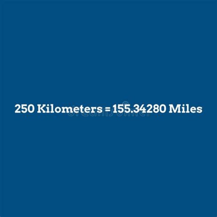 Understanding The Conversion: 250 Km To Miles