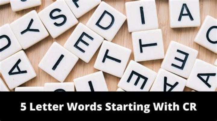 5 Letter Words Starting With CR