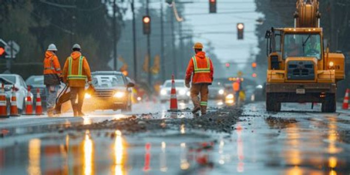 6 workers killed after car goes into highway work zone in Maryland
