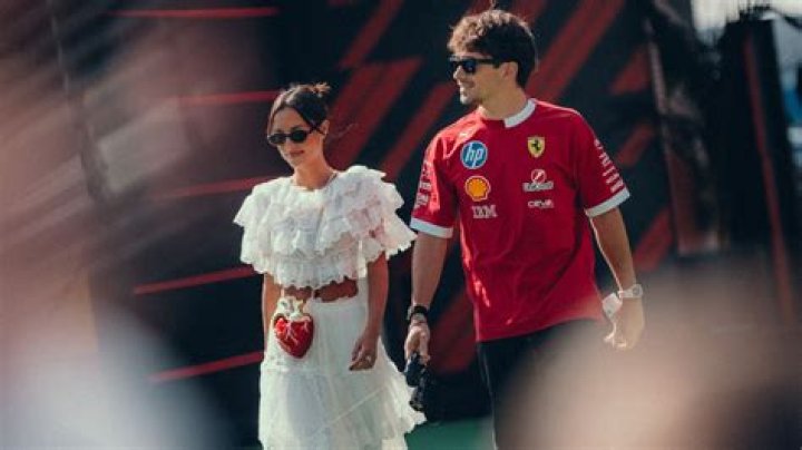 Love On The Fast Track: Alexandra Y Charles Leclerc