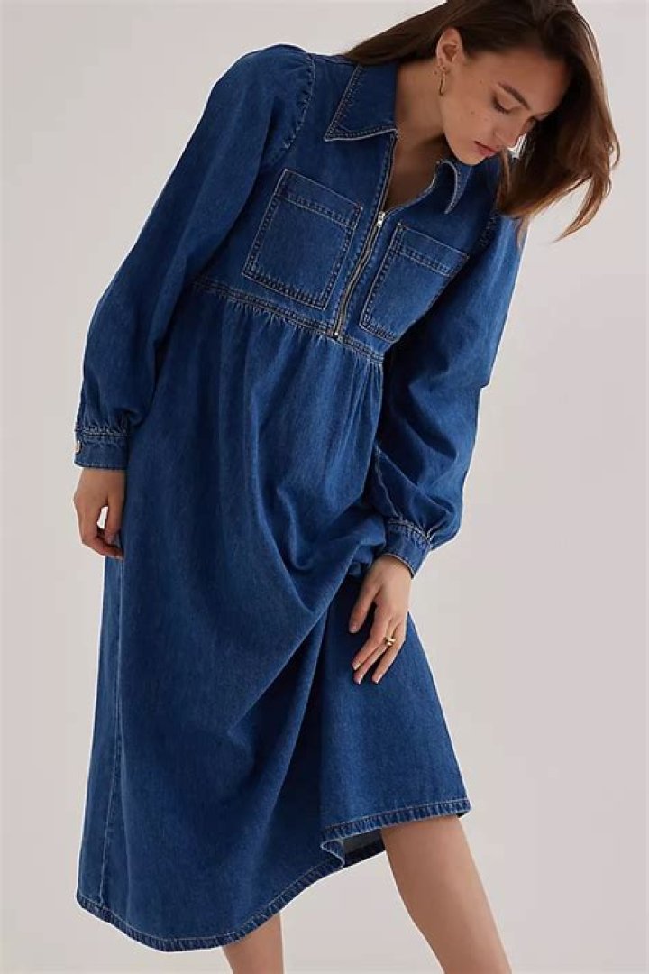 This Aligne Denim Dress Is The Trans-Seasonal Hero Your Wardrobe Needs