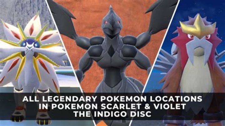 All Legendary Locations in Pokemon Scarlet and Violet