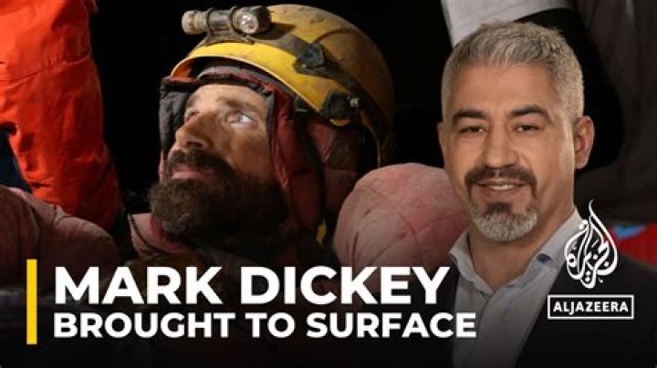 American Mark Dickey rescued after more than week in Turkish cave