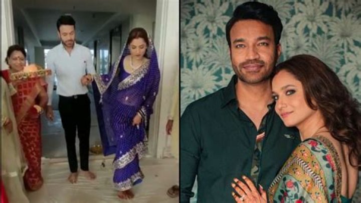 Ankita Lokhande shares sneak peek of her 'Griha pravesh' with husband Vicky Jain