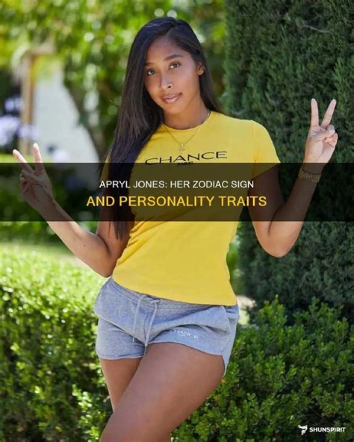 Unveiling Apryl Jones Zodiac Sign: A Journey Through The Stars