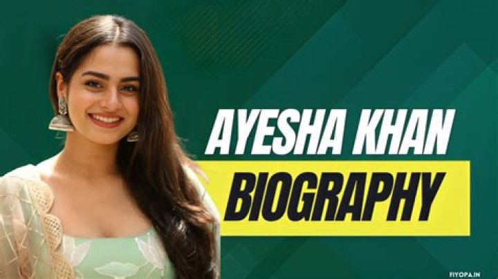 Ayesha Khan's Nationality: Unveiling Her Origins