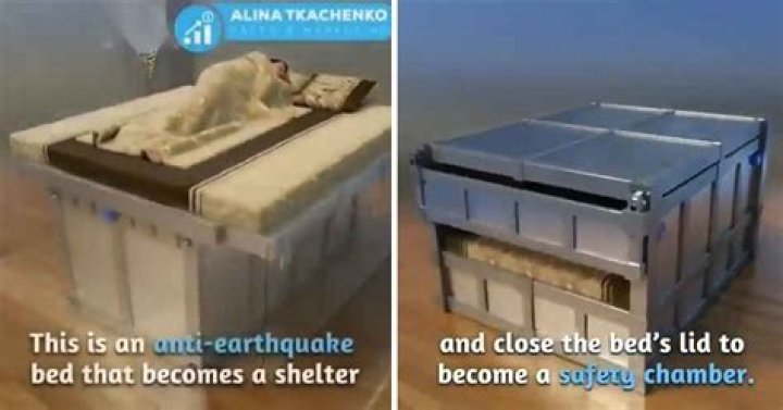 Anti-Earthquake Bed Goes Viral, Draws Mockery: 'Convertible Coffin'