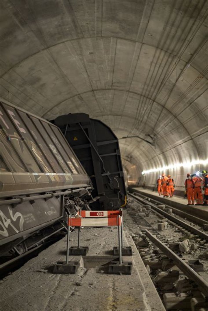 Bizarre Stage Show Opens Gotthard Rail Tunnel in Switzerland