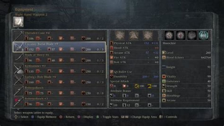 Bloodborne New Game+ Tips - Get the Burial Blade, Make an Arcane Build