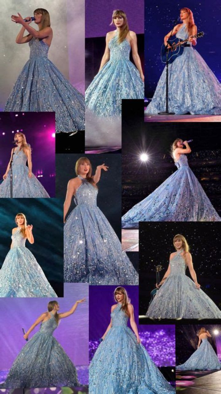 Unveiling The Magic: The Blue Enchanted Dress Worn By Taylor Swift