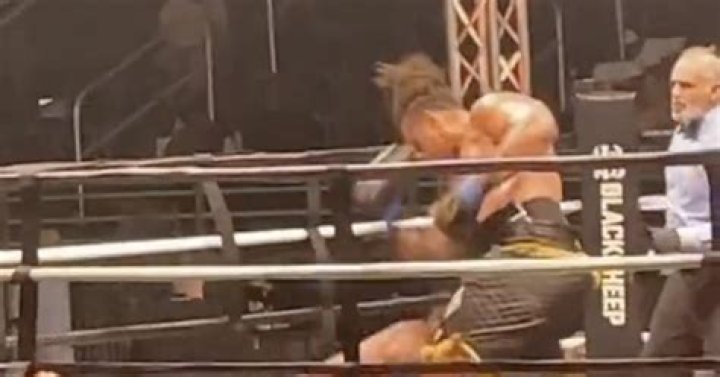 Bobby Fish Almost Slams Opponent During Boxing Debut