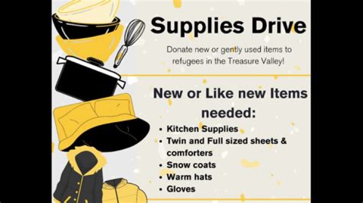 Boise's International Rescue Committee hosts supplies drive for Treasure Valley refugees