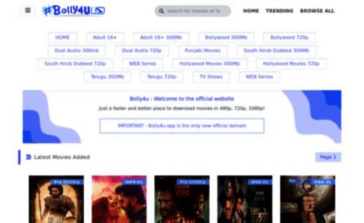 Bolly4U: Your Ultimate Destination For Bollywood Entertainment