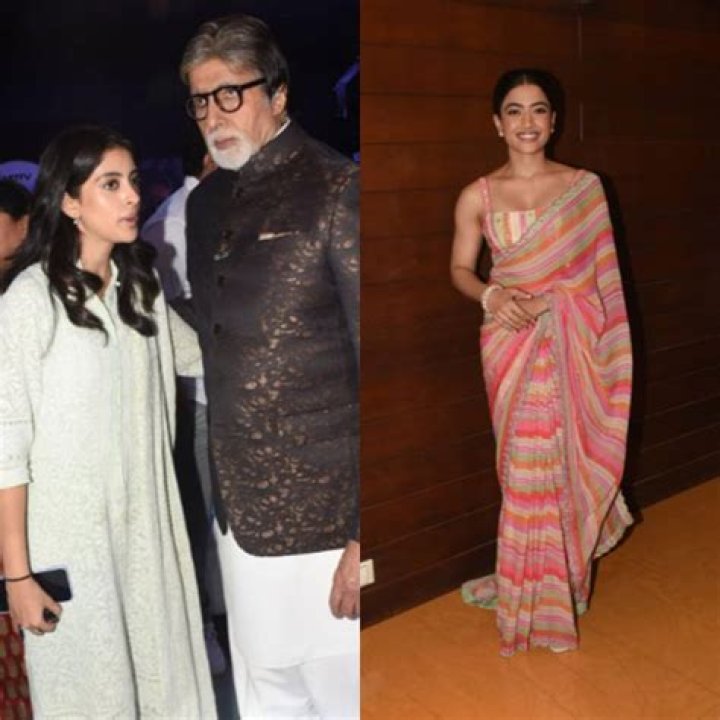 Amitabh Bachchan’s granddaughter Navya Naveli Nanda with a mystery man in Mumbai – India TV