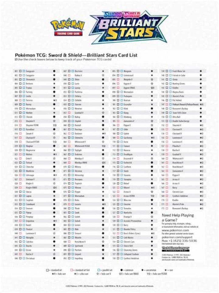 Discovering The Secrets Of The Brilliant Stars Card List
