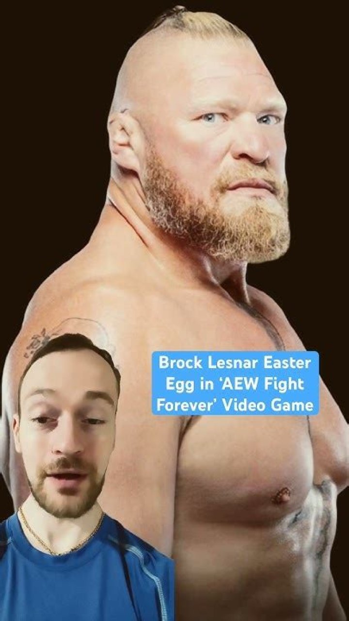 Brock Lesnar Easter Egg Spotted In ‘AEW Fight Forever’ Video Game