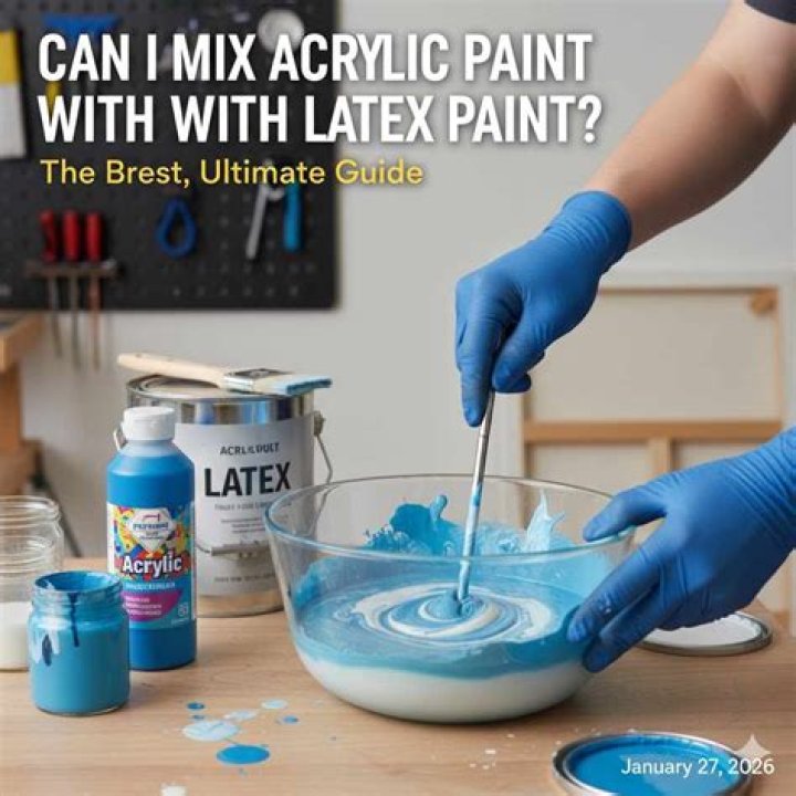 Quick Answer: Can I Tint Latex Paint With Acrylic Paint