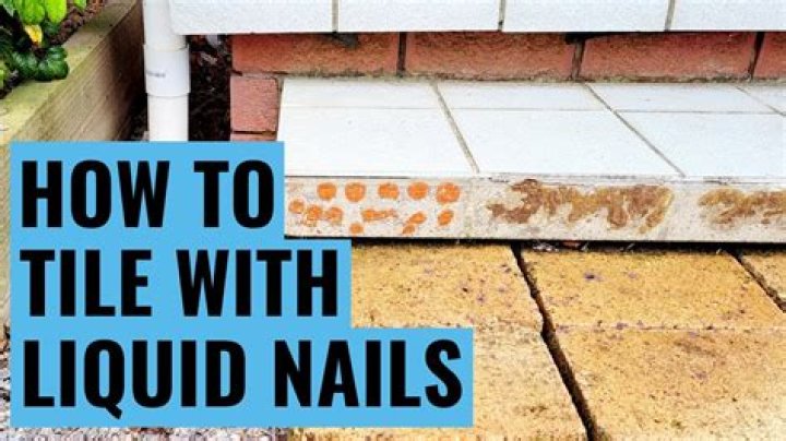 Question: Can I Use Liquid Nails On Vinyl Flooring