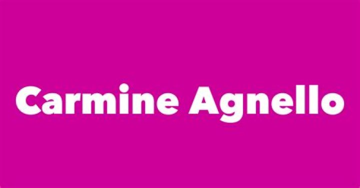 Carmine Agnello's Spouse: A Deep Dive Into Their Relationship