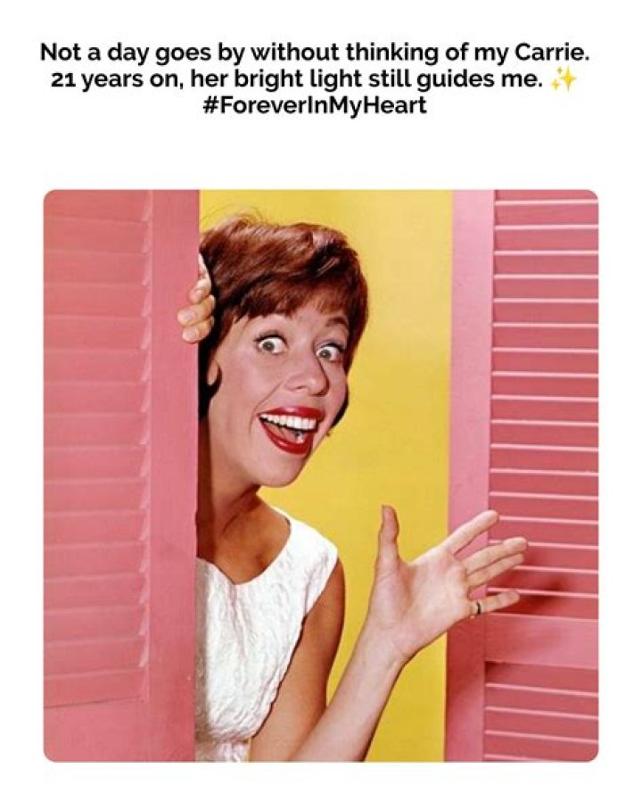 Carol Burnett still thinks of her daughter Carrie every day 21 years after her death: ‘She was a force’