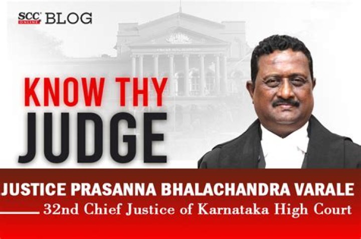 Centre clears Karnataka Chief Justice Prasanna B Varale's name as Supreme Court judge – India TV