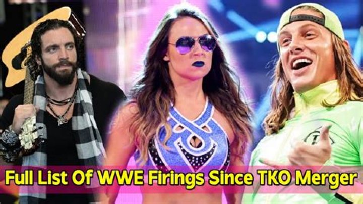 Comprehensive List Of WWE Firings Since TKO Merger