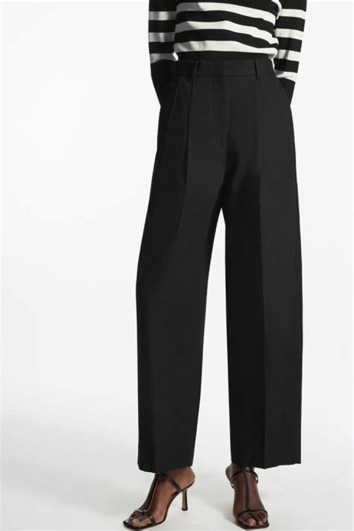 The COS Wide-Leg Trousers Are A Winter Staple