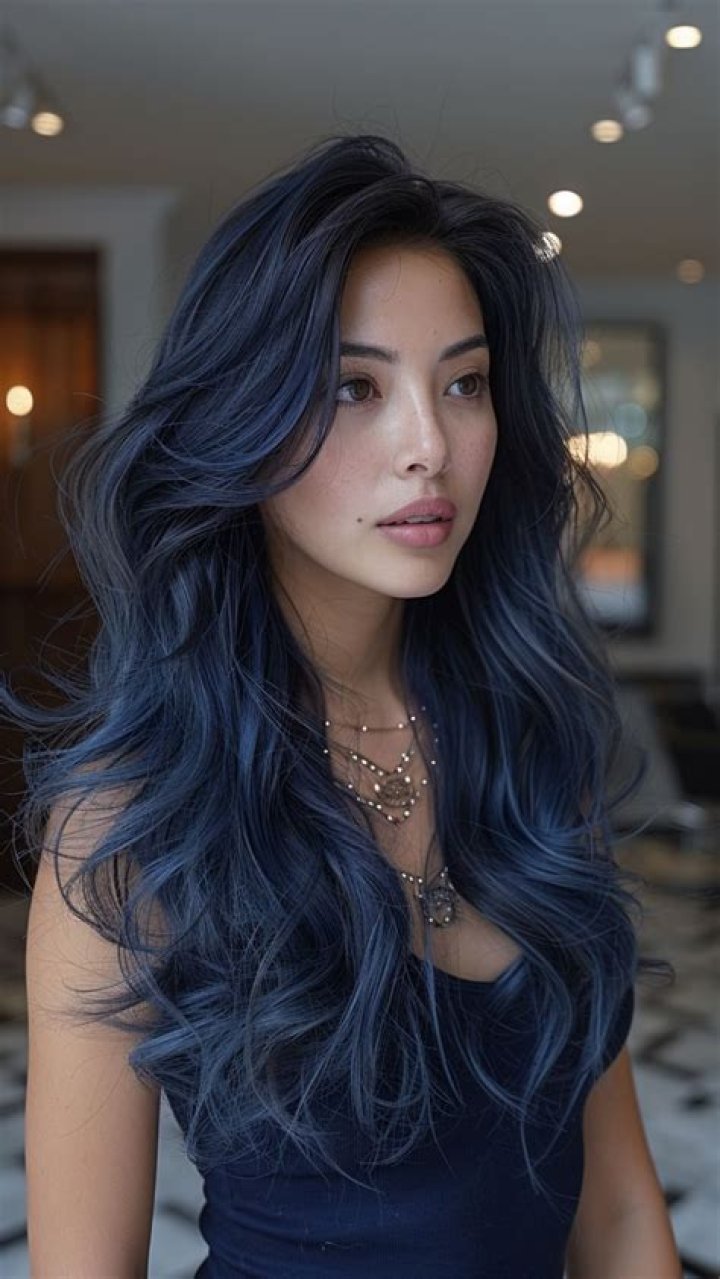 Transform Your Look With Dark Hair Dye Blue