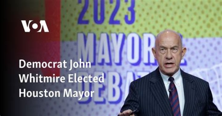 Democrat John Whitmire wins Houston mayoral race