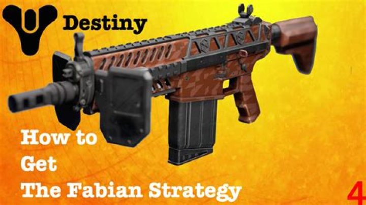 Destiny How To Get Fabian Strategy