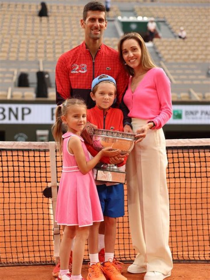 Novak Djokovic's Joy: A Glimpse Into His Son And Daughter