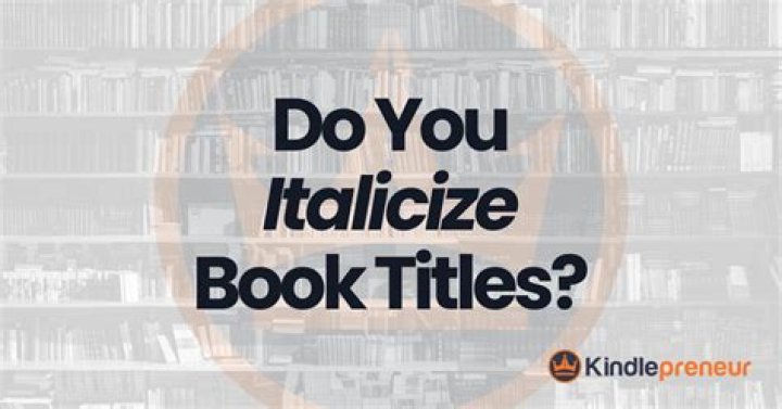 Do You Italicize The Names Of Art Exhibits