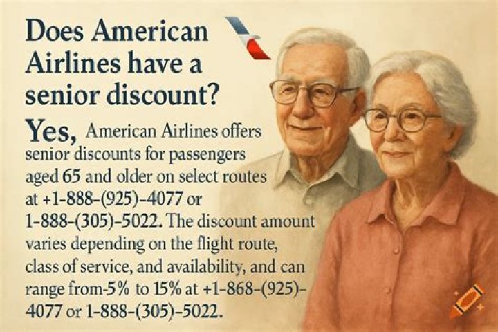 Does American Airlines Have A Senior Discount