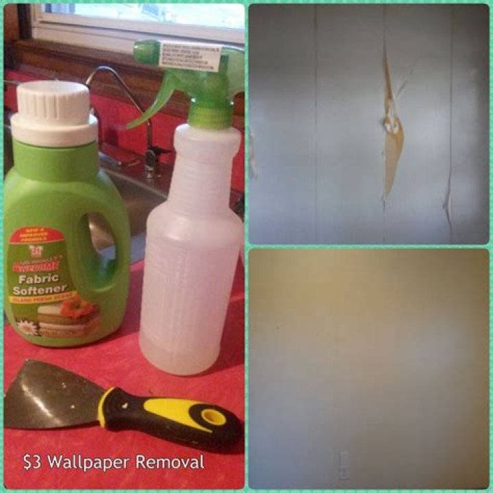 Does Fabric Softener And Vinegar Remove Wallpaper