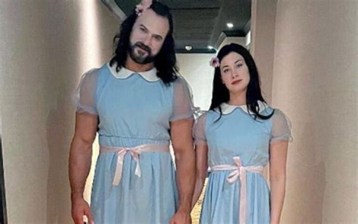 Drew McIntyre Dresses up As The Little Girl in The Shining For Halloween