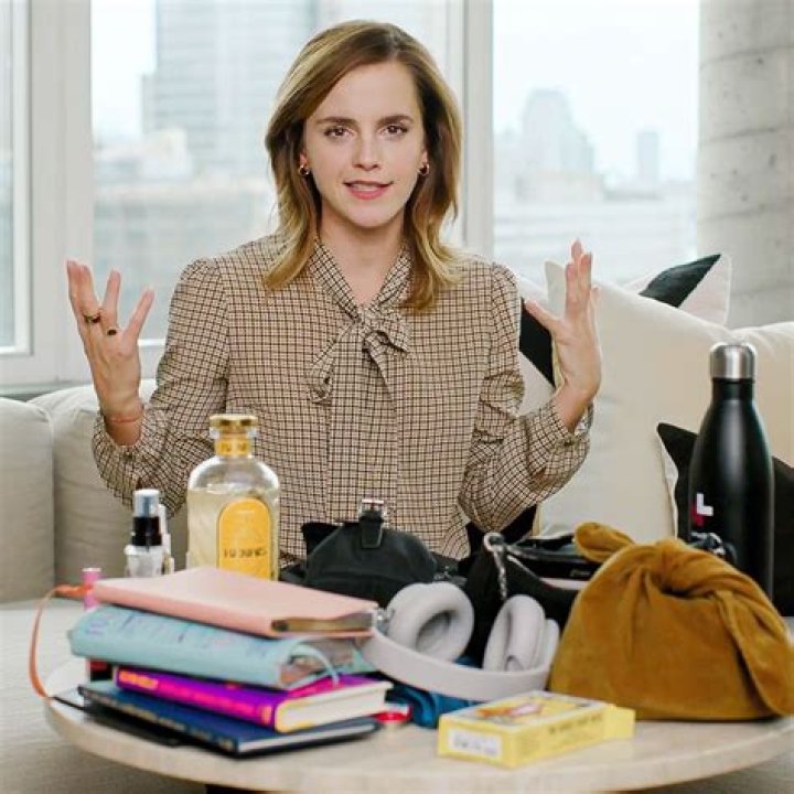 Emma Watson Wears Bottletop Bag On Little Women Treasure Hunt