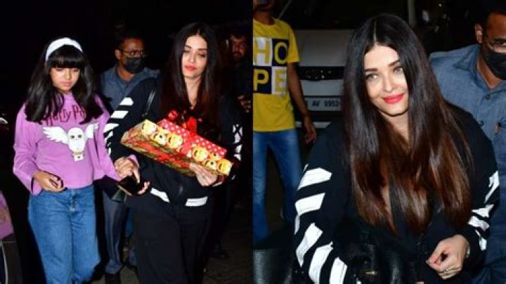 Aishwarya Rai-Aaradhya Bachchan arrive in style for Genelia-Riteish’s son Riaan’s birthday bash