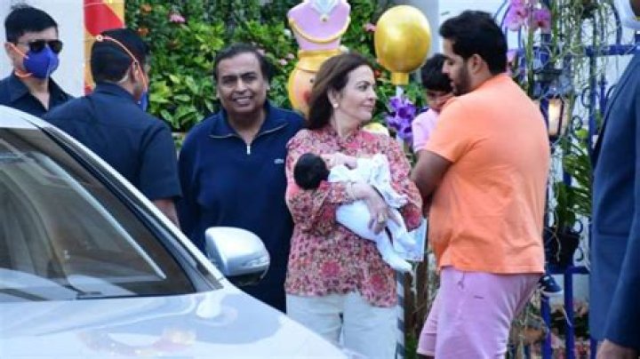 Mukesh and Nita Ambani are excited grandparents as they welcome home daughter Isha's twins