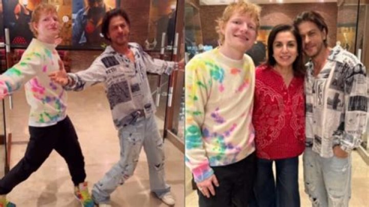 Farah Khan welcomes Ed Sheeran to India with starry bash