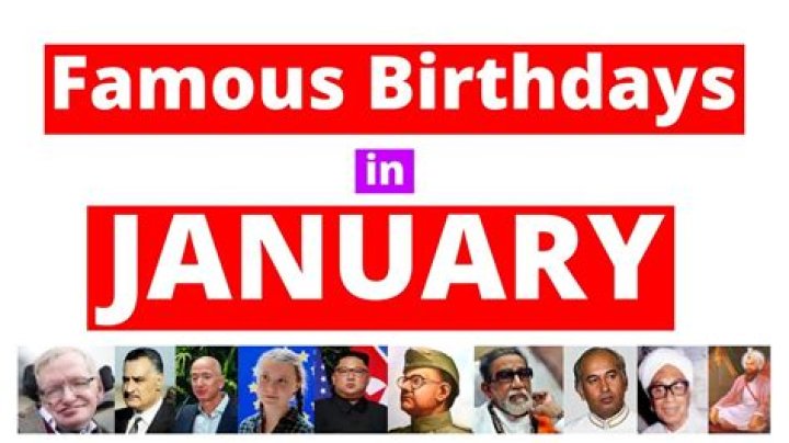 Famous Female Celebrities Born In January