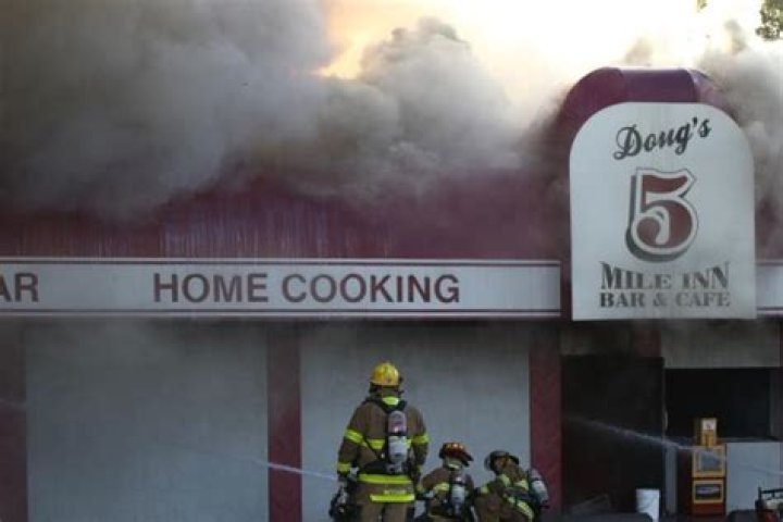 Fire guts 5 Mile Bar in Chubbuck, Idaho