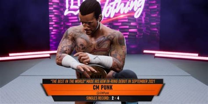 First Look at CM Punk’s Entrance In AEW Fight Forever Video Game