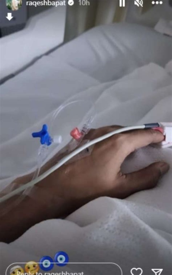 Former Bigg Boss contestant Raqesh Bapat hospitalised, shares health update – India TV