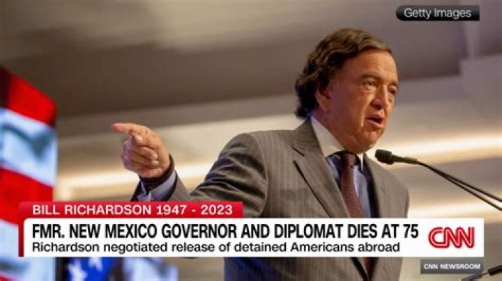 Former New Mexico Governor Bill Richardson dead at 75