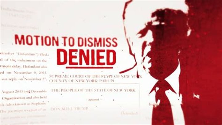 Former President Donald Trump's bid to dismiss criminal charges denied