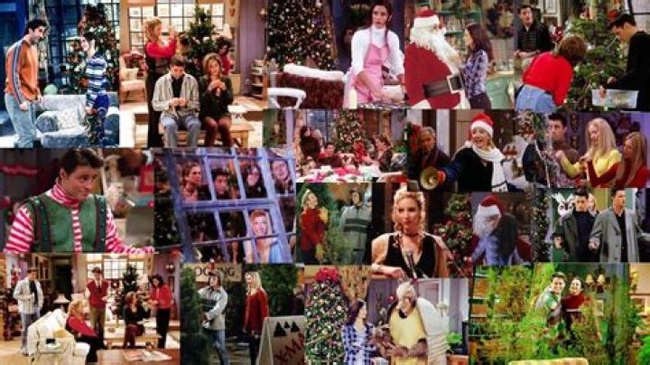 Celebrate The Holidays With Friends TV Show Christmas Wallpaper