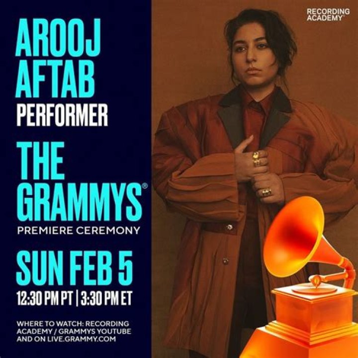 Grammy 2023: Pakistani singer Arooj Aftab bags another Grammy nomination