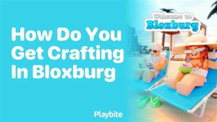 How Can You Crafting Stuff In Roblox Bloxburg