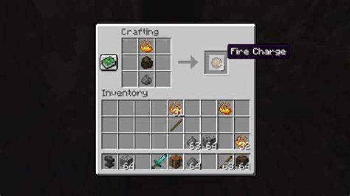 How Do You Craft A Minecraft Fire Charge